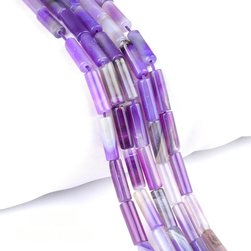 4x13MM Tube Cylinder Stone Beads for Making Jewelry
