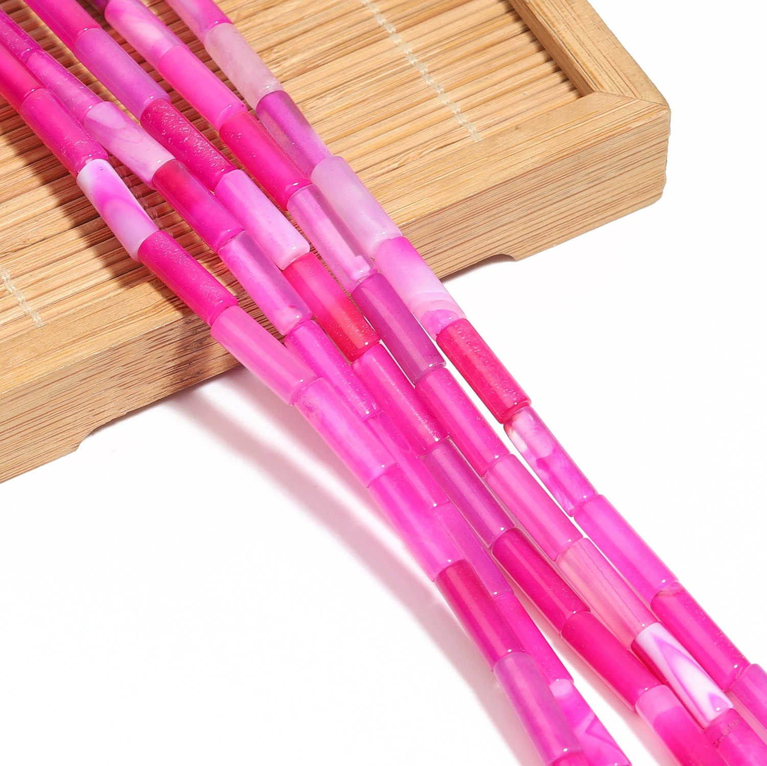 4x13MM Tube Cylinder Stone Beads for Making Jewelry