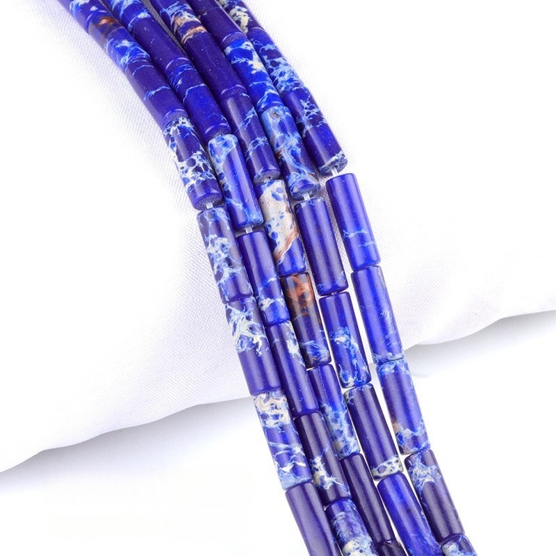 4x13MM Tube Cylinder Stone Beads for Making Jewelry