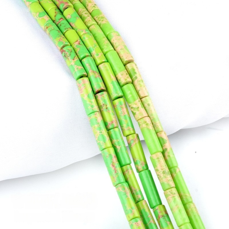 4x13MM Tube Cylinder Stone Beads for Making Jewelry