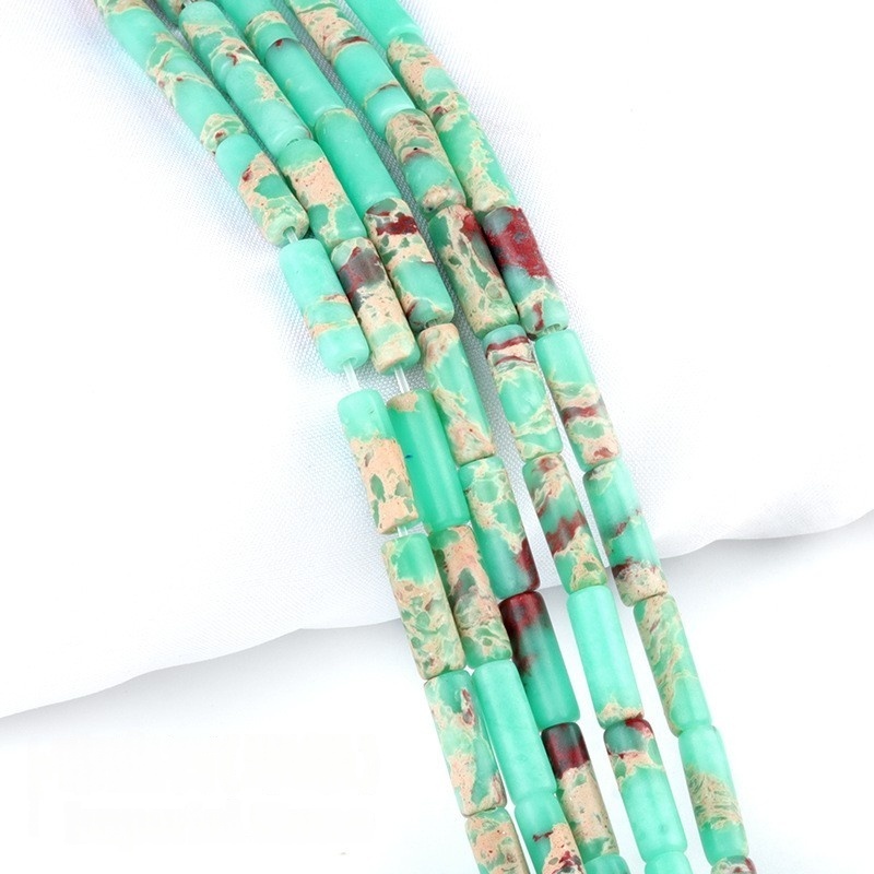 4x13MM Tube Cylinder Stone Beads for Making Jewelry