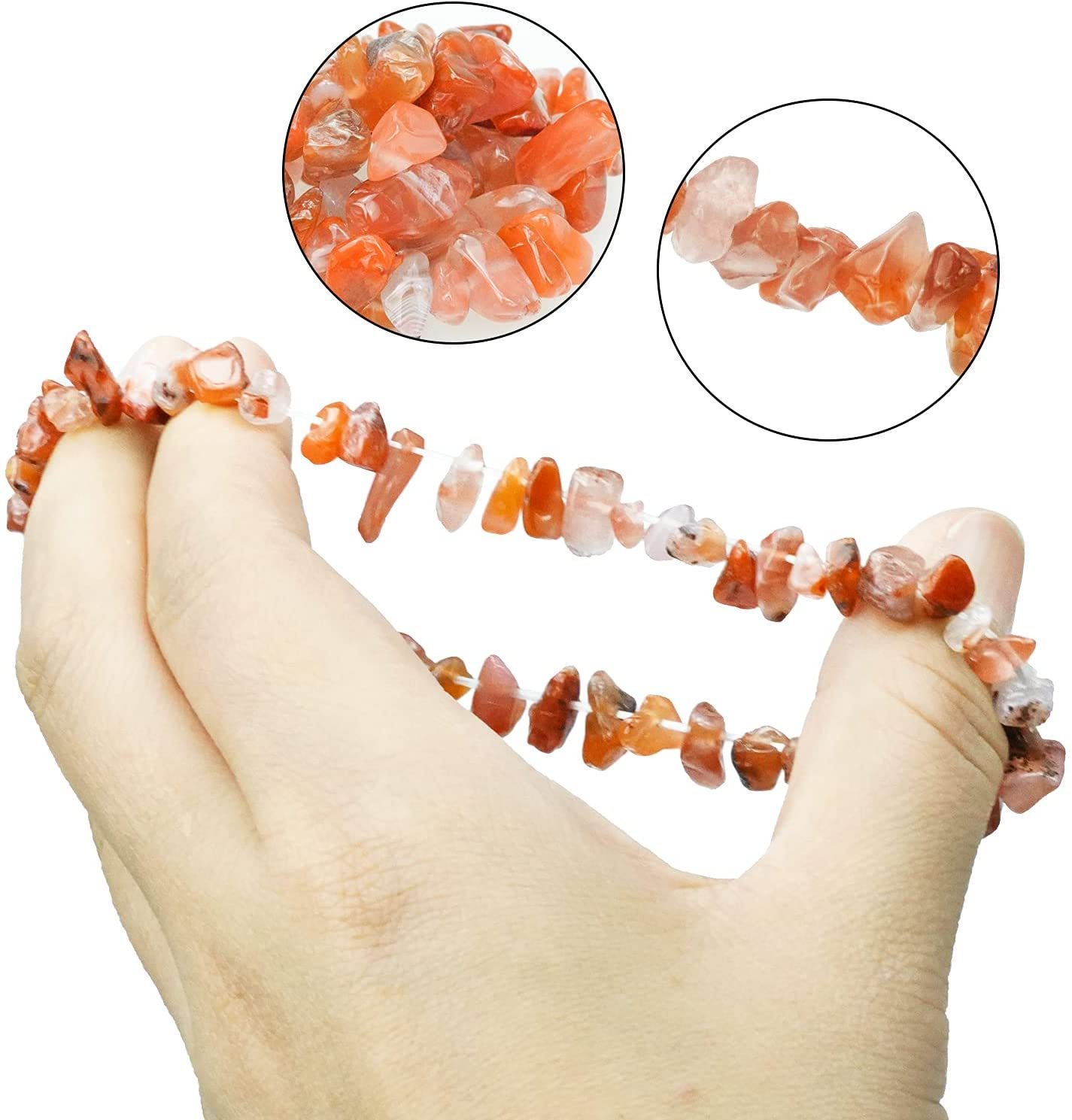 Irregular Chips Gemstone Beads Stretch Bracelets
