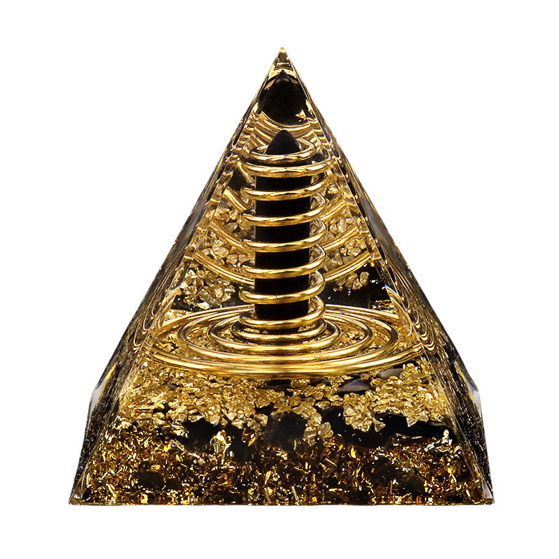 Gemstone 60MM Pyramid Ornament for Home Decor