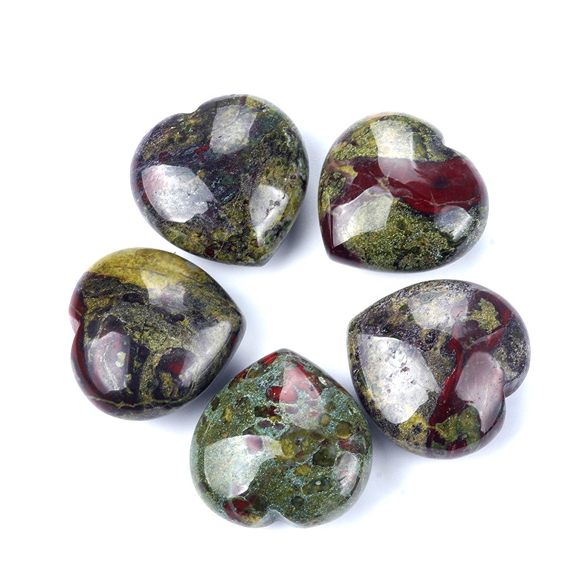 30mm Love Heart Gemstone for Home Decor  Handmade Craved Healing Chakra Crystal Pendant NO Hole