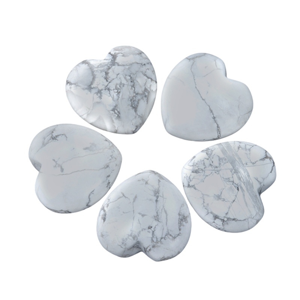 30mm Love Heart Gemstone for Home Decor  Handmade Craved Healing Chakra Crystal Pendant NO Hole