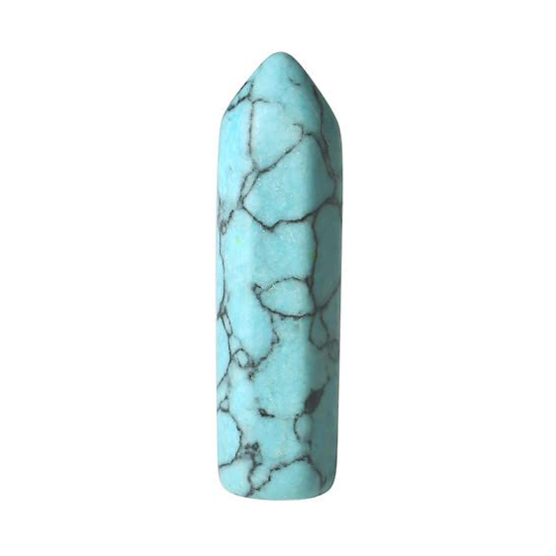8X32MM Single Pointed Hexagonal Prism Beads No Hole