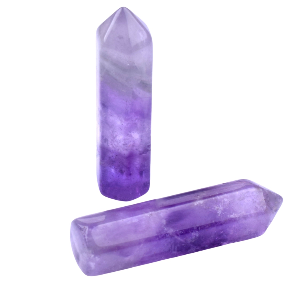 8X32MM Single Pointed Hexagonal Prism Beads No Hole