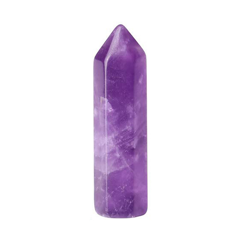 8X32MM Single Pointed Hexagonal Prism Beads No Hole