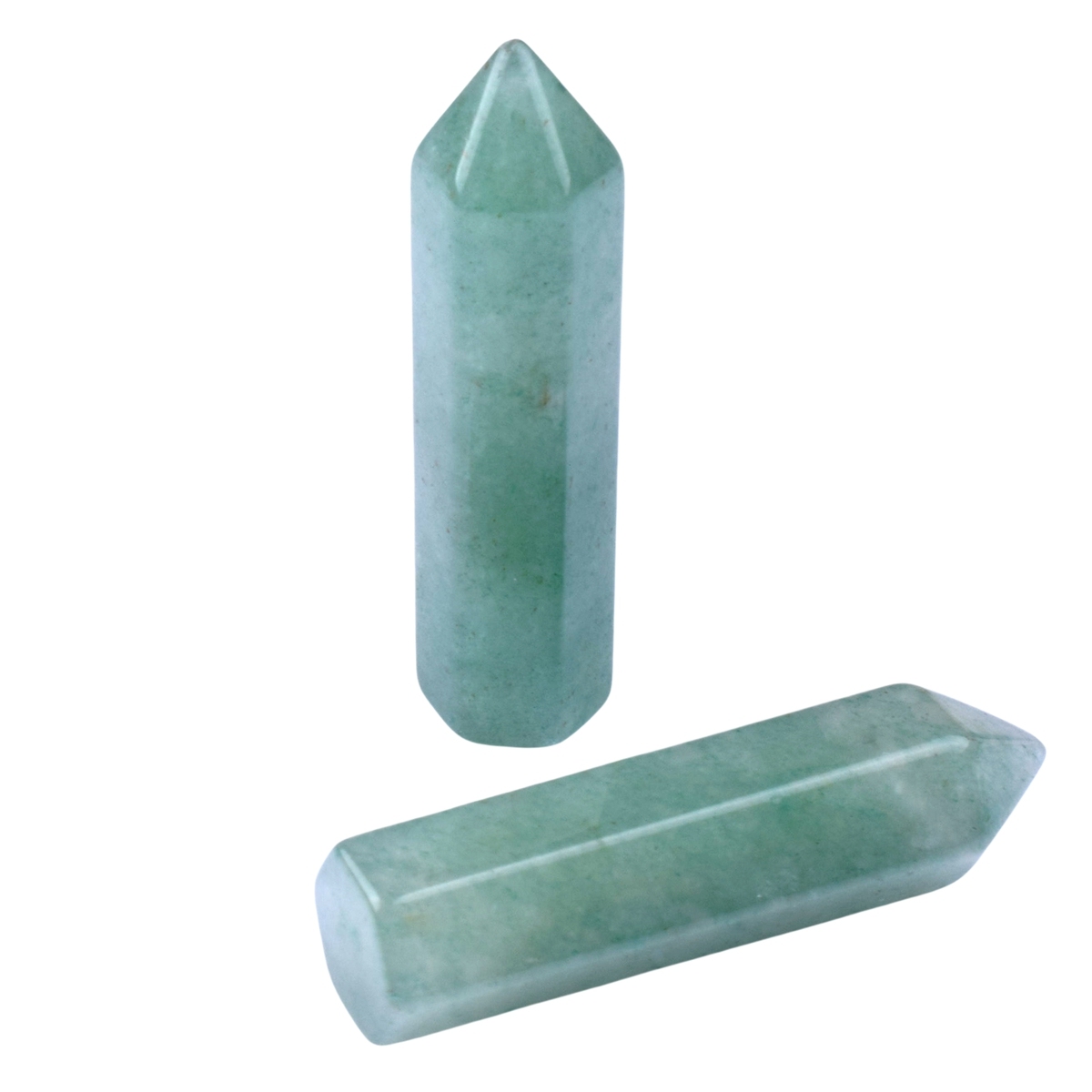 8X32MM Single Pointed Hexagonal Prism Beads No Hole
