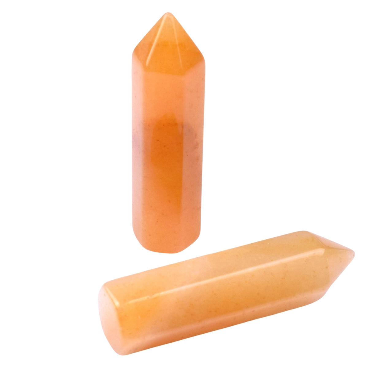 8X32MM Single Pointed Hexagonal Prism Beads No Hole for Making Jewelry Home office Decoration