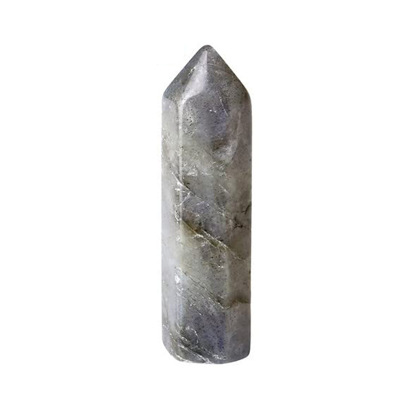 8X32MM Single Pointed Hexagonal Prism Beads No Hole