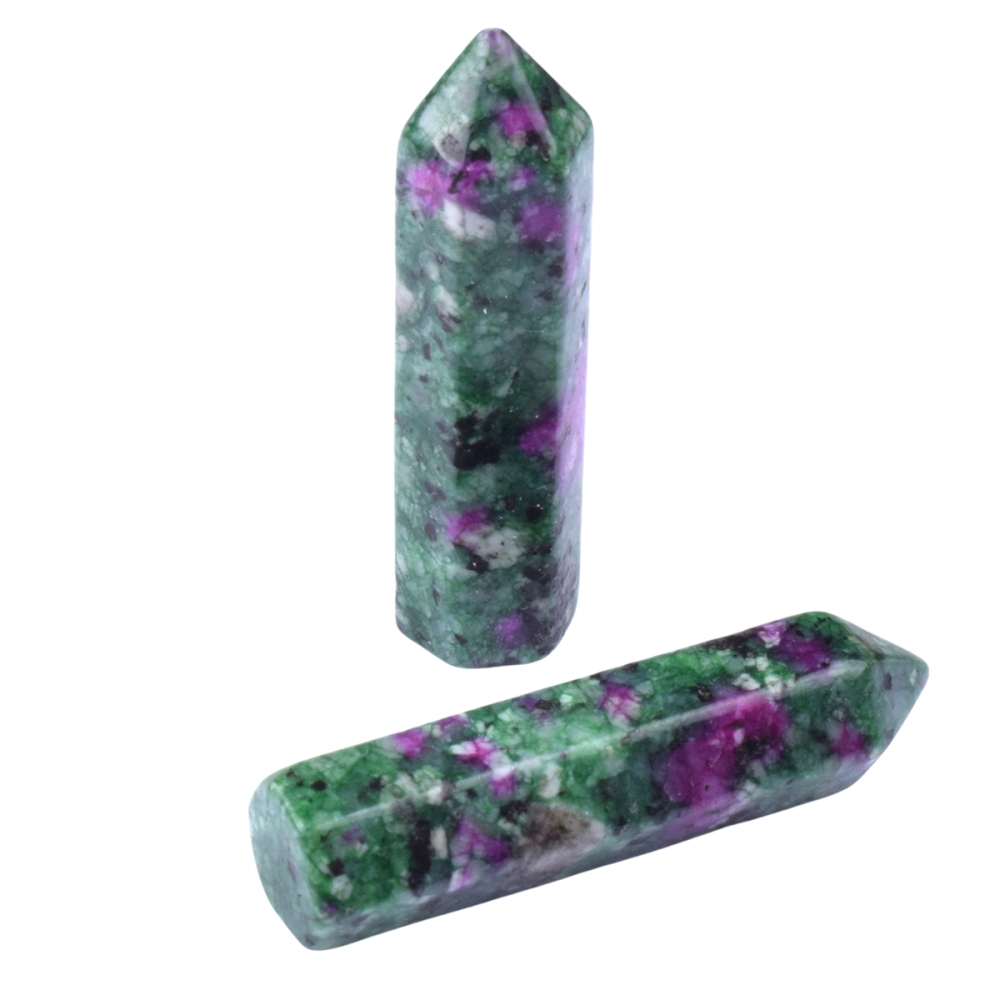 8X32MM Single Pointed Hexagonal Prism Beads No Hole