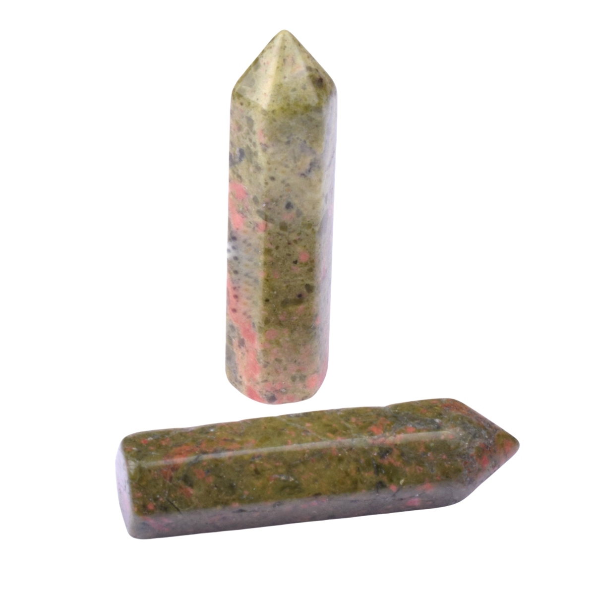 8X32MM Single Pointed Hexagonal Prism Beads No Hole