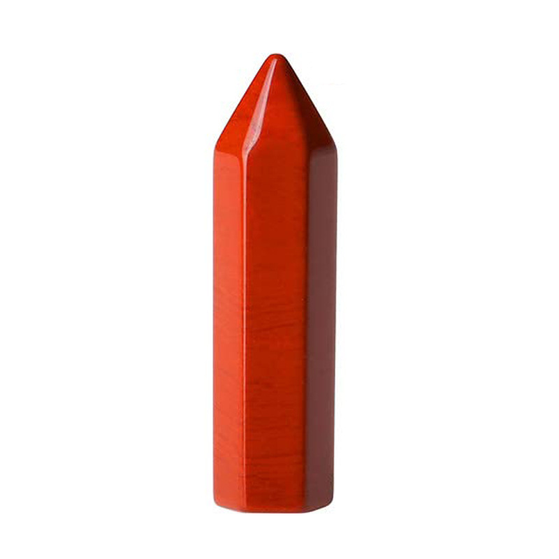 8X32MM Single Pointed Hexagonal Prism Beads No Hole