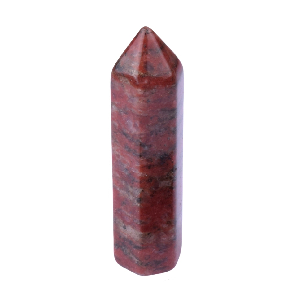 8X32MM Single Pointed Hexagonal Prism Beads No Hole