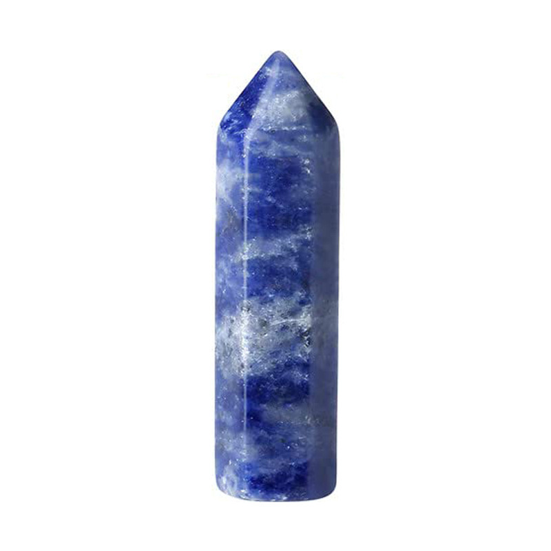 8X32MM Single Pointed Hexagonal Prism Beads No Hole