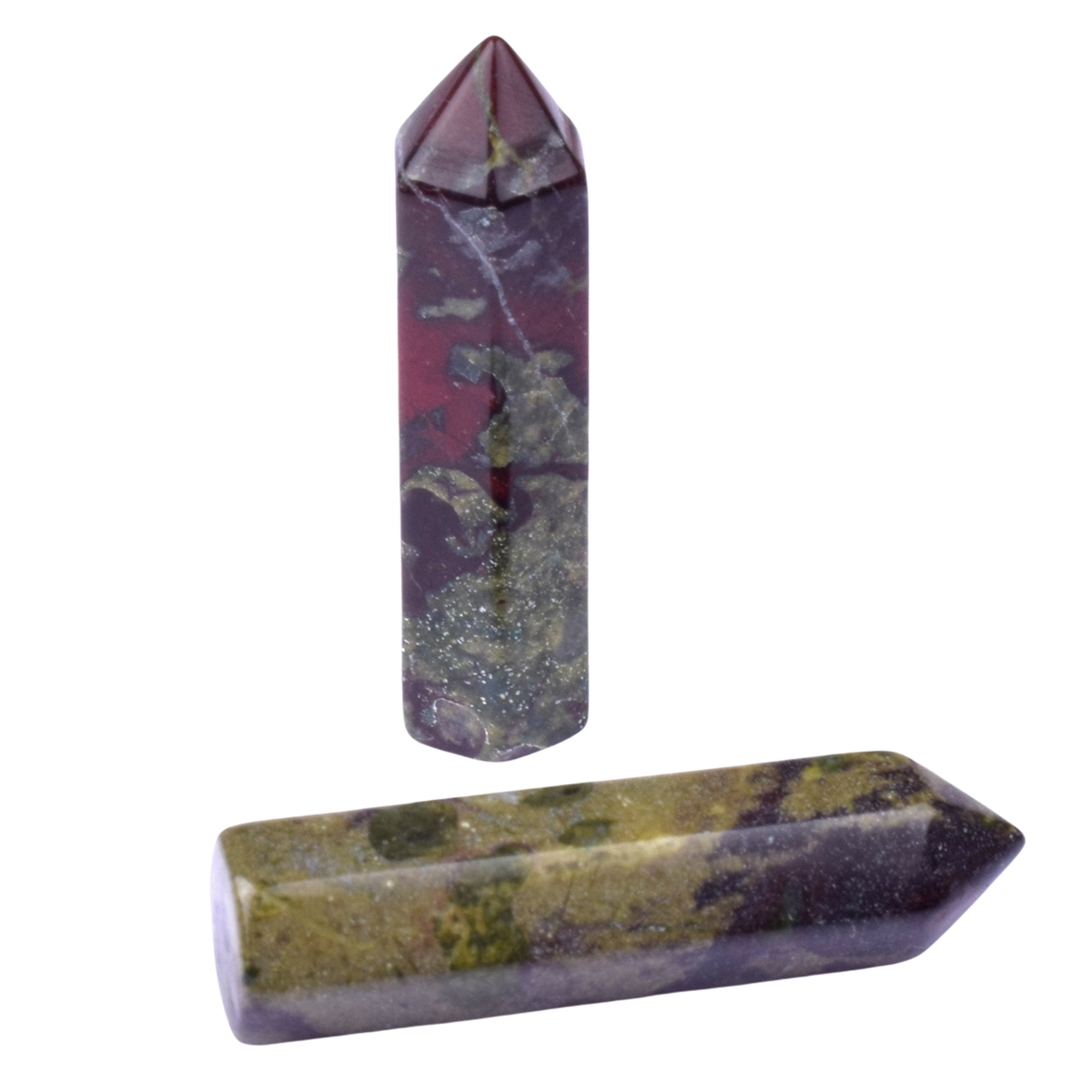 8X32MM Single Pointed Hexagonal Prism Beads No Hole for Making Jewelry Home office Decoration