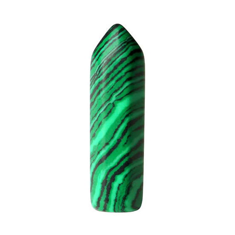 8X32MM Single Pointed Hexagonal Prism Beads No Hole for Making Jewelry Home office Decoration