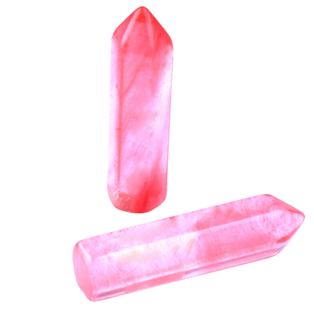 8X32MM Single Pointed Hexagonal Prism Beads No Hole