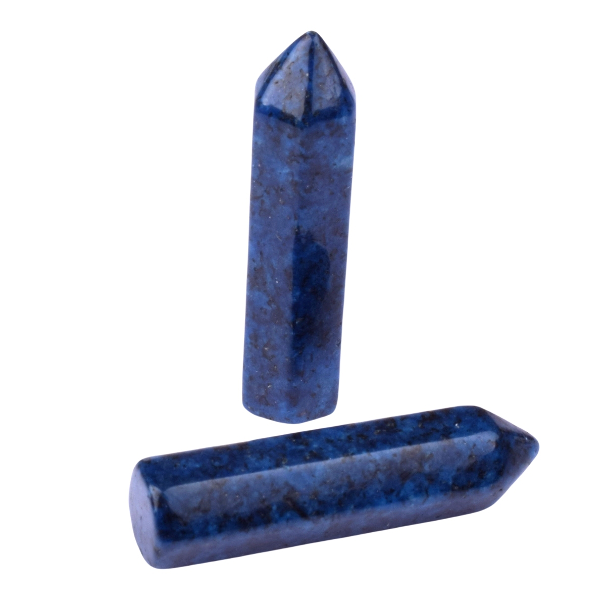 8X32MM Single Pointed Hexagonal Prism Beads No Hole