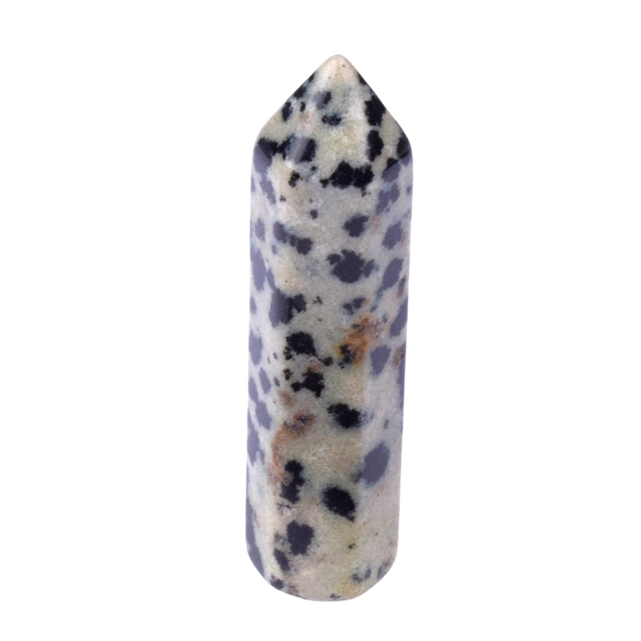 8X32MM Single Pointed Hexagonal Prism Beads No Hole for Making Jewelry Home office Decoration