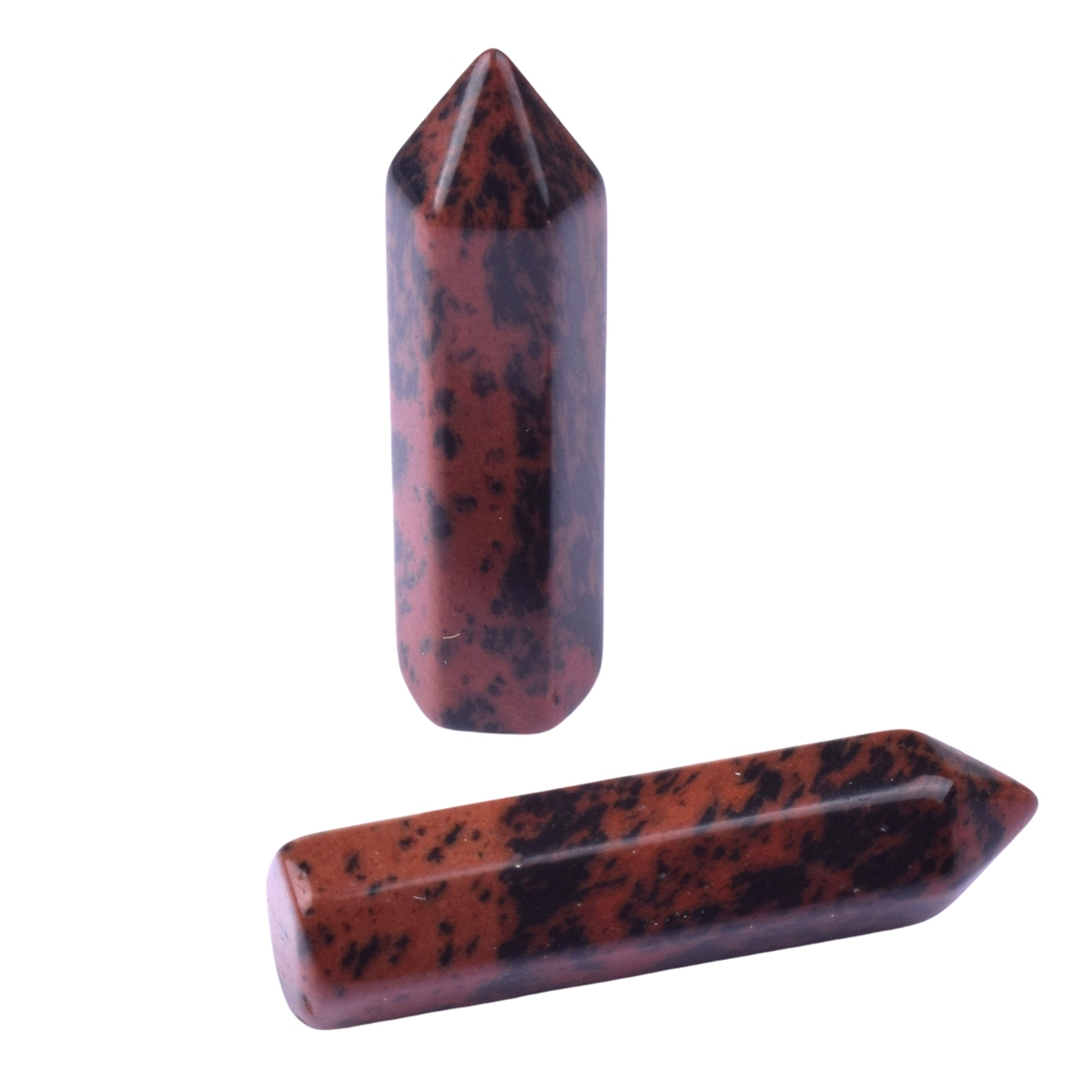 8X32MM Single Pointed Hexagonal Prism Beads No Hole for Making Jewelry Home office Decoration