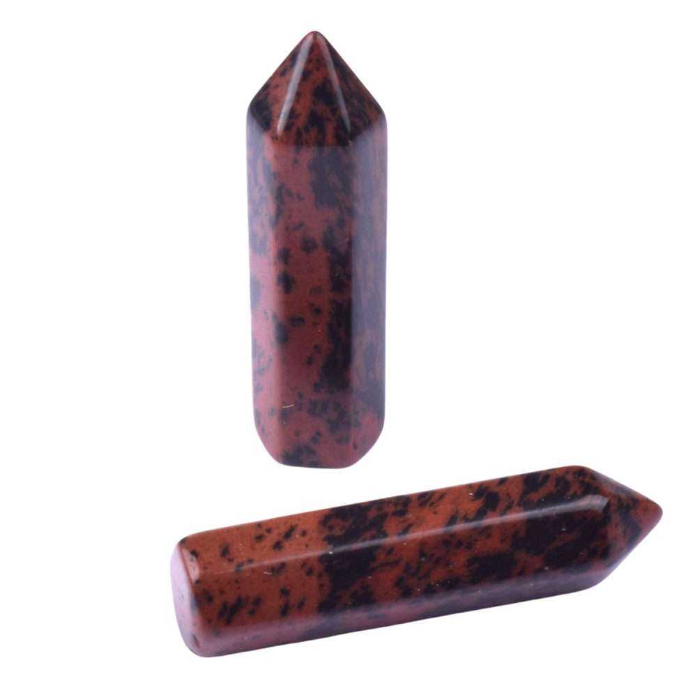 8X32MM Single Pointed Hexagonal Prism Beads No Hole