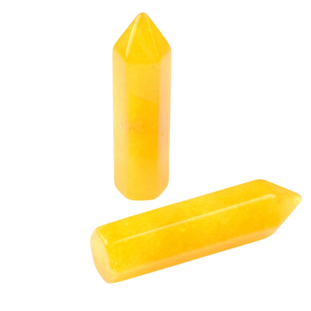8X32MM Single Pointed Hexagonal Prism Beads No Hole