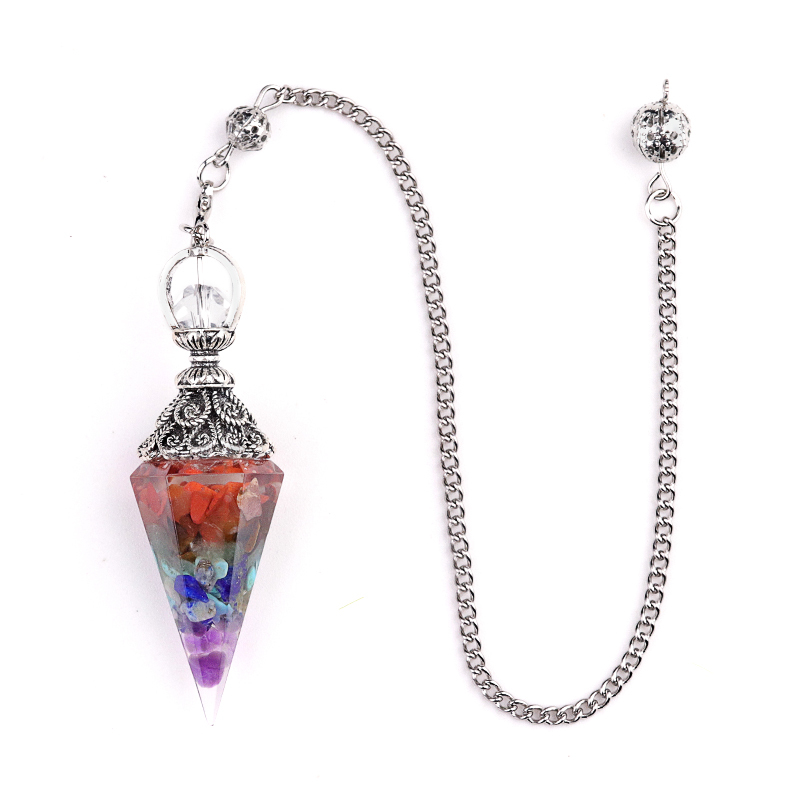 Healing Crystals Set Chakra Quartz Kits in Wooden Box  Stone Bracelet  Hexagonal Column Pyramid Spirit Pendulum