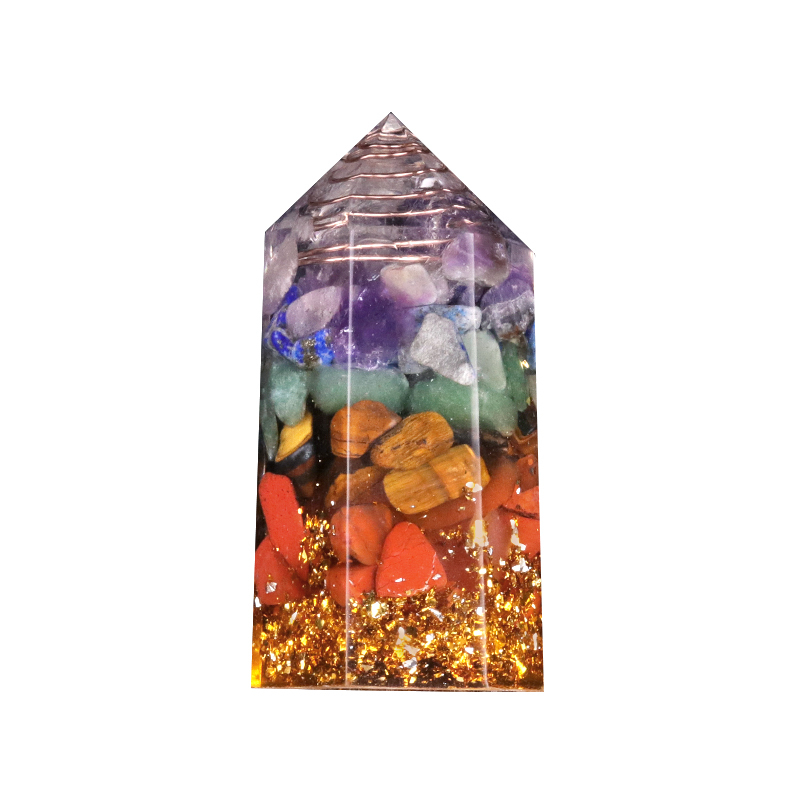 Healing Crystals Set Chakra Quartz Kits in Wooden Box  Stone Bracelet  Hexagonal Column Pyramid Spirit Pendulum