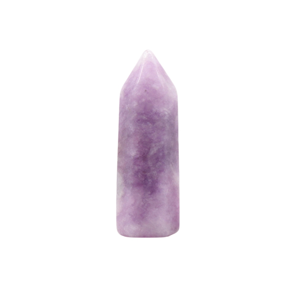Natural Gemstone 12X38MM Single Pointed Hexagonal Prism Beads No Hole for Making Jewelry Home office Decoration