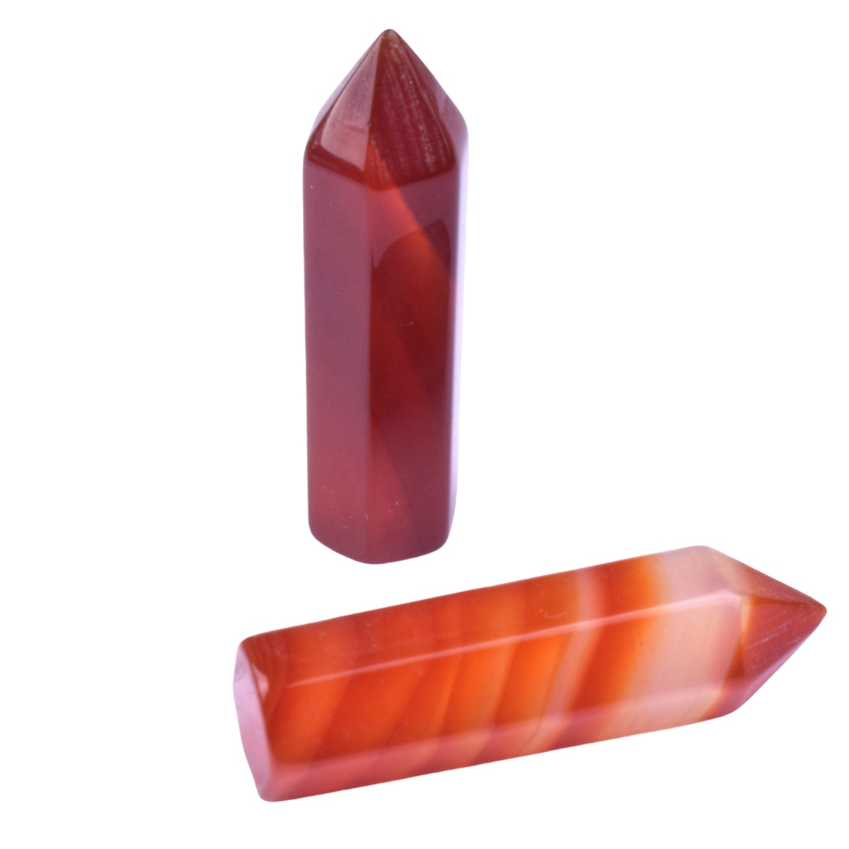 8X32MM Single Pointed Hexagonal Prism Beads No Hole