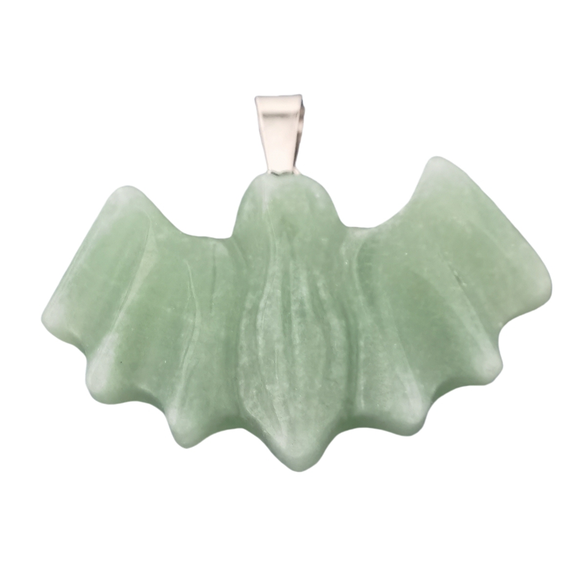 1.5Inch Handmade Craved Bat Gemstone Pendant for Making Jewelry