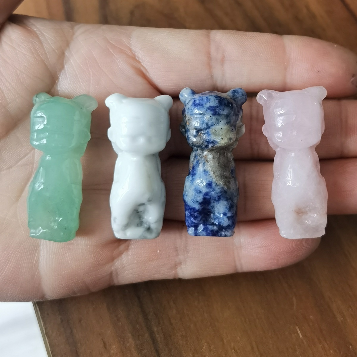 Handmade Craved Nezha Gemstone for Home Decoration-Customized 