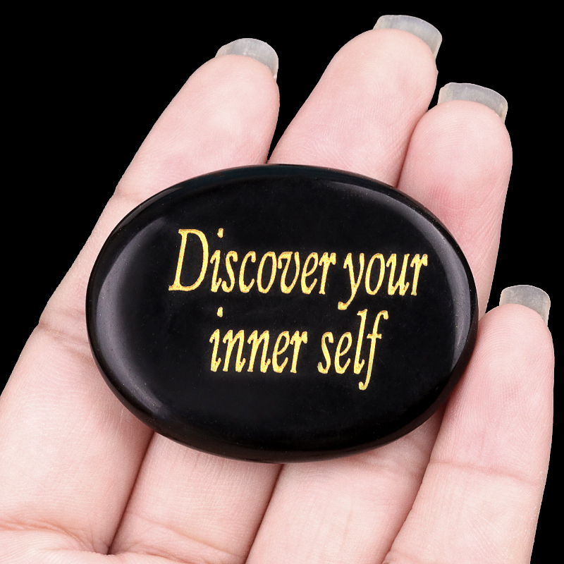 Thumb Worry Stone for Anxiety Stress Relief Chakra Crystals Oval Gemstone Meditation Home Decor Valentines Day Gift
