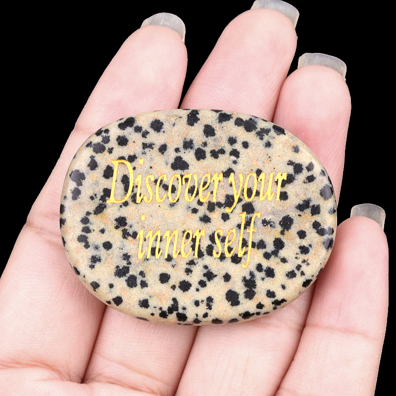 Clear Crystal Thumb Worry Stone for Anxiety Stress Relief Chakra Crystals Oval Gemstone Meditation Home Decor Valentines Day Gift