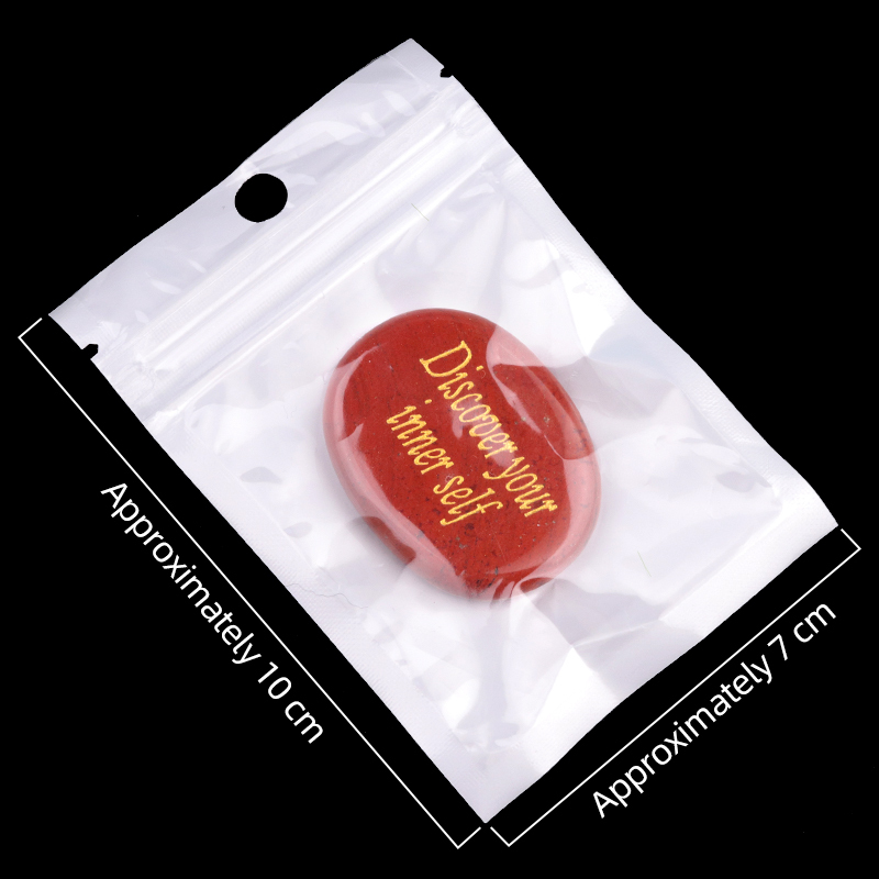 Thumb Worry Stone for Anxiety Stress Relief Meditation Home Decor-"Discover your inner self"