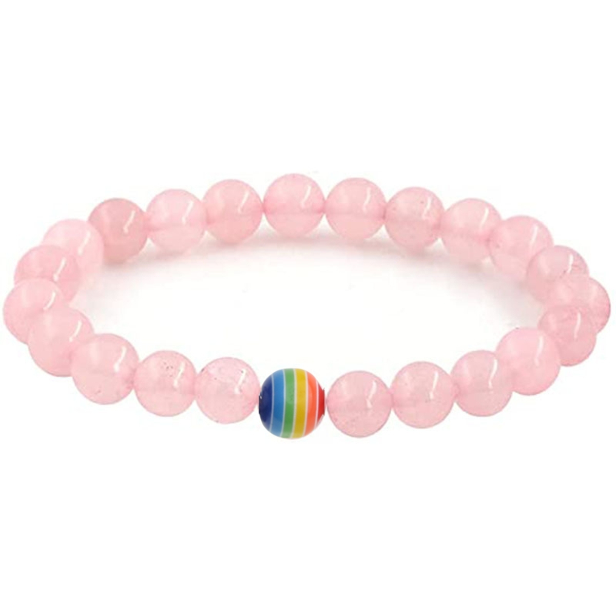 8mm Gemstone Beaded Colorful Resin Stone Bracelet for Women Men #SB1388