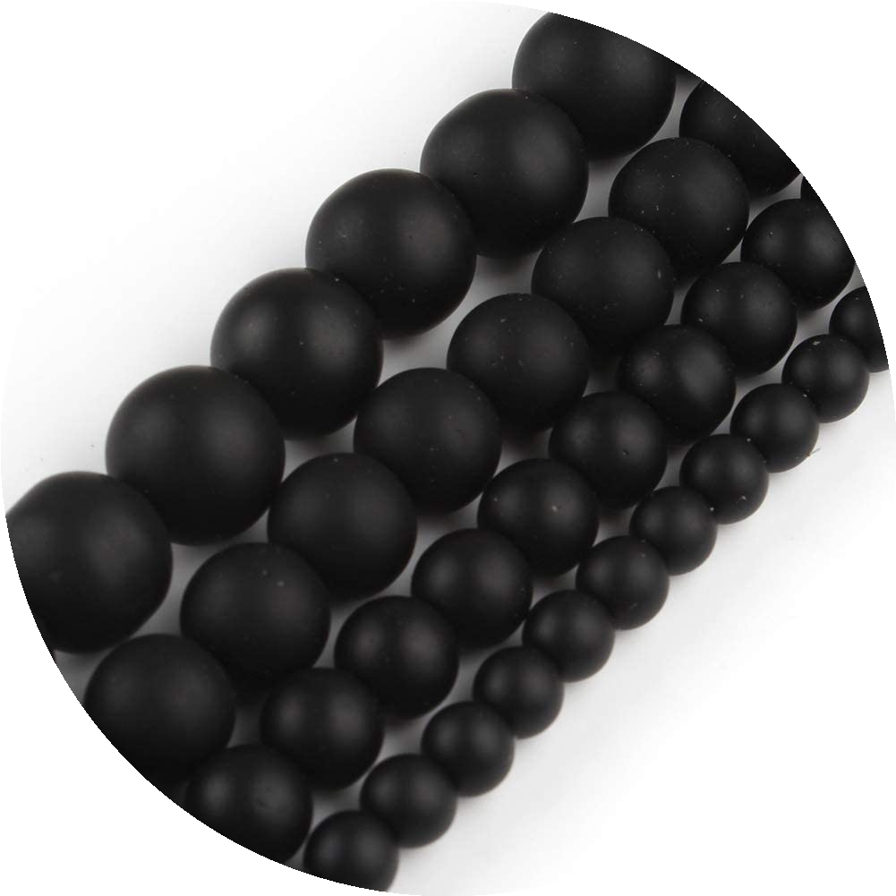 8mm Gemstone Beaded Bracelet  for Women Men Stainless Steel Spacer Stone  Round Beads Bracelets #SB2059