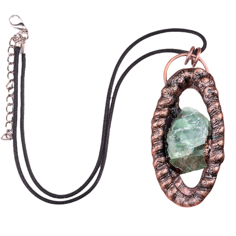 Natural Raw Gemstone Nugget Handcrafted Retro Red Copper Eye Pendant for Making Jewelry SP1912C