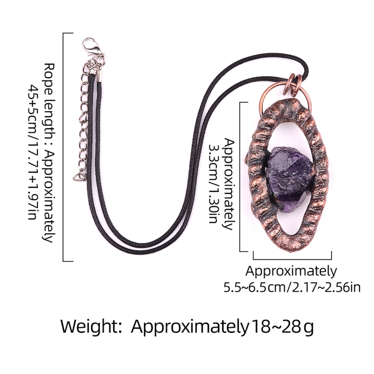 Natural Raw Gemstone Nugget Handcrafted Retro Red Copper Eye Pendant for Making Jewelry SP1912C