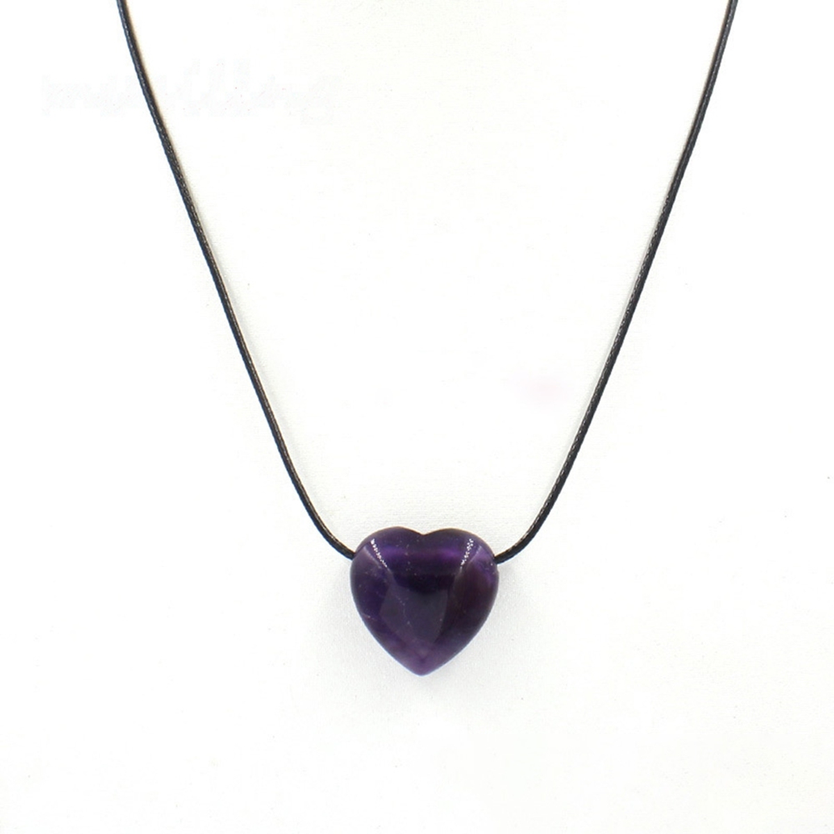 25MM Gemstone Heart  Drilled 3MM Side Hole for Making Jewelry