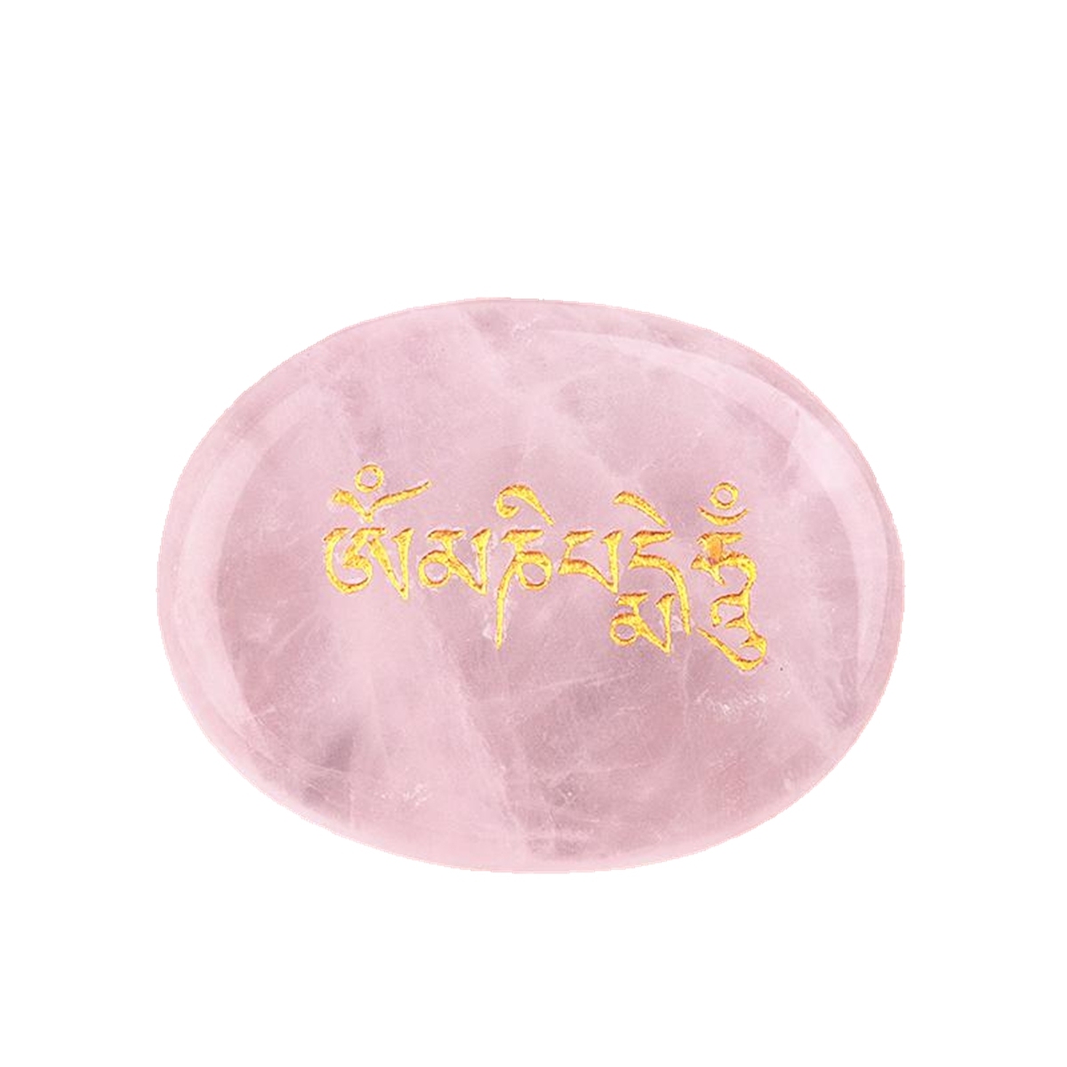 Thumb Worry Stone for Anxiety Stress Relief Meditation Home Decor-"Om Mani Padme Hum"