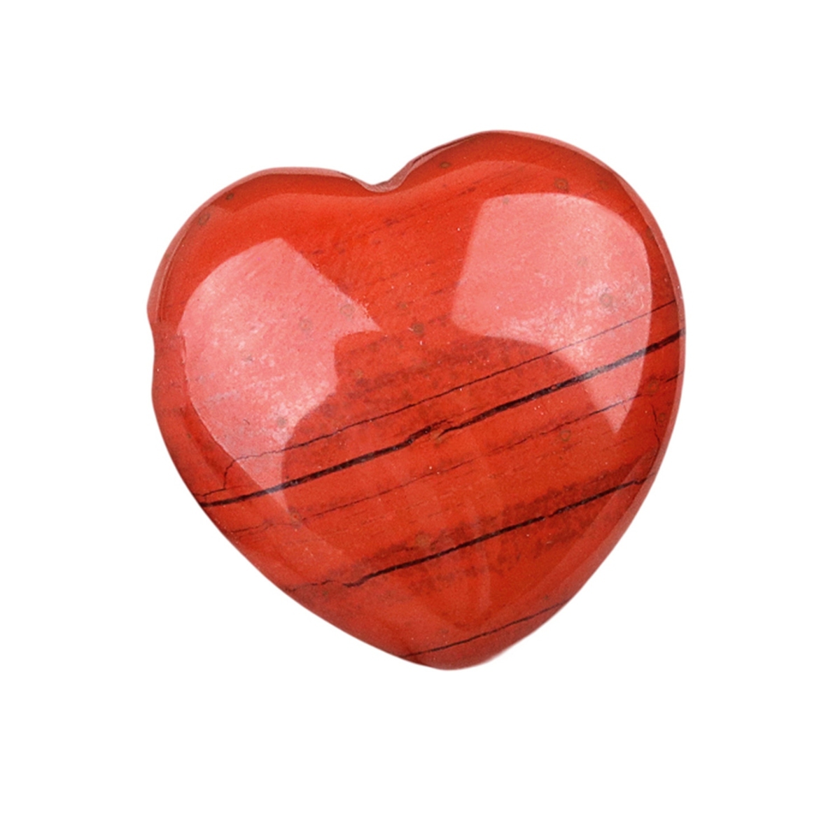 25MM Gemstone Heart  Drilled 3MM Side Hole for Making Jewelry