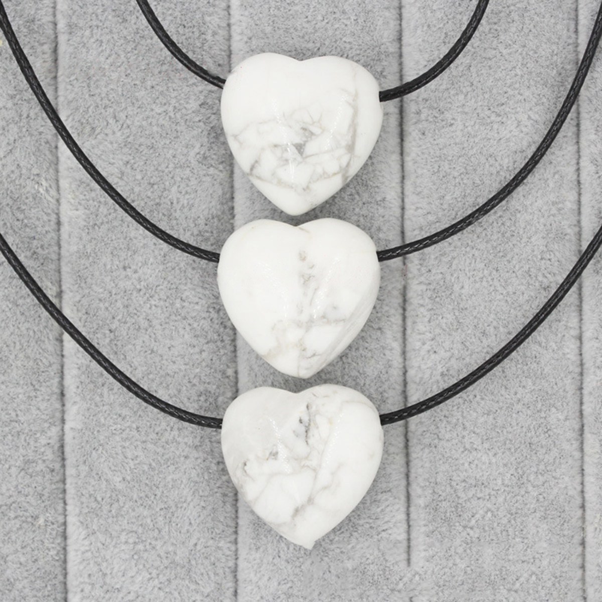 25MM Gemstone Heart  Drilled 3MM Side Hole for Making Jewelry