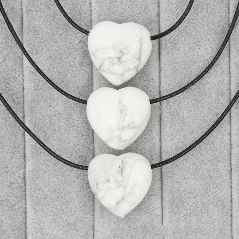 25MM Gemstone Heart  Drilled 3MM Side Hole for Making Jewelry