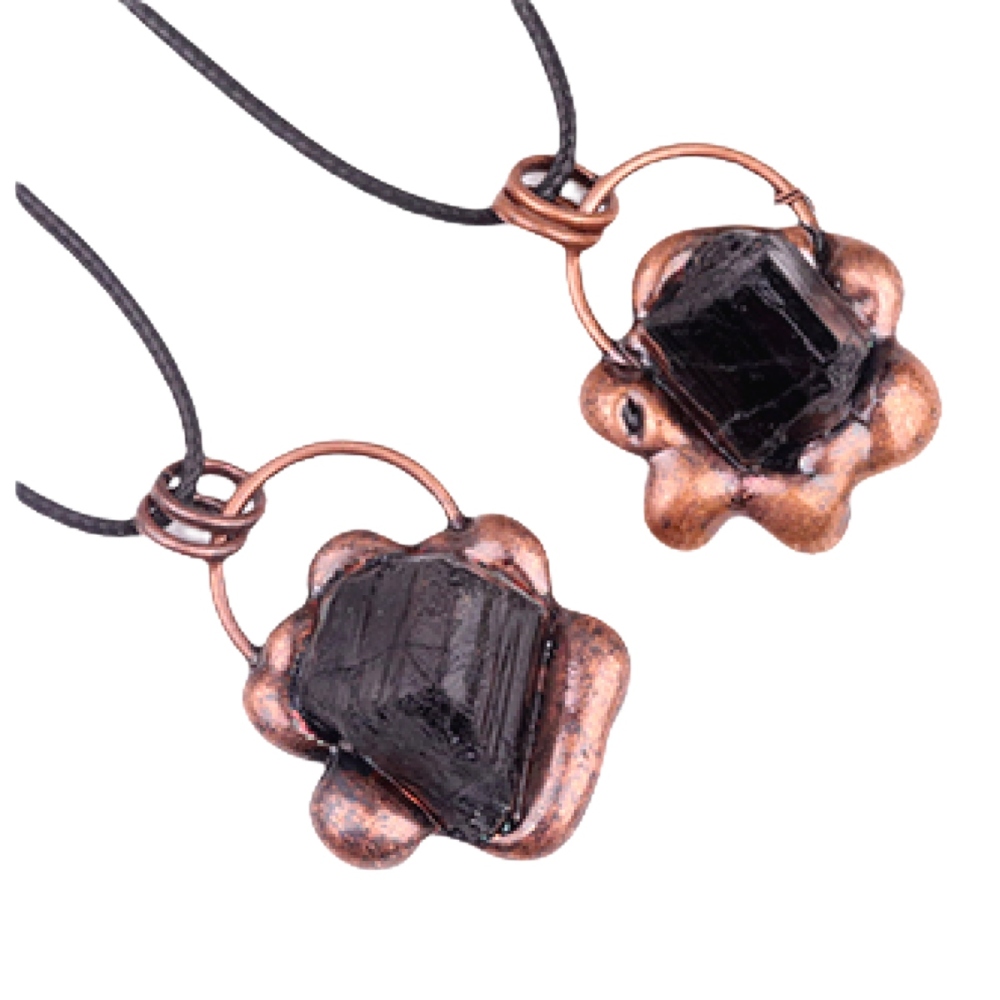 Natural Raw Gemstone Nugget Handcrafted Retro Red Copper Sunflower Pendant for Making Jewelry SP1914C