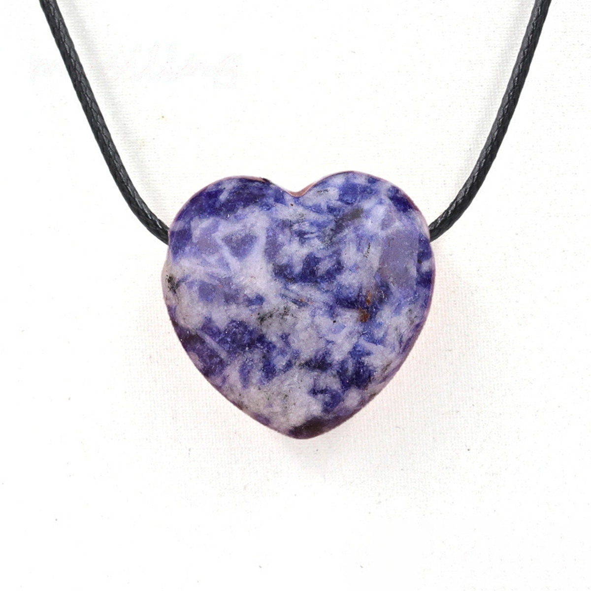 25MM Gemstone Heart  Drilled 3MM Side Hole for Making Jewelry