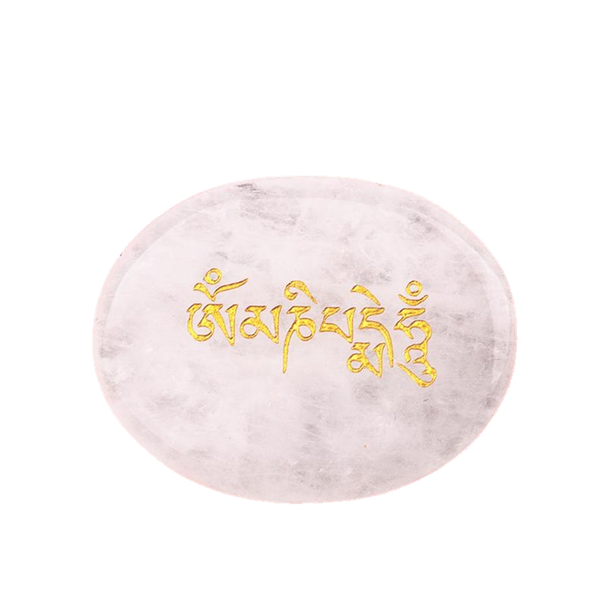 Thumb Worry Stone for Anxiety Stress Relief Meditation Home Decor-"Om Mani Padme Hum"
