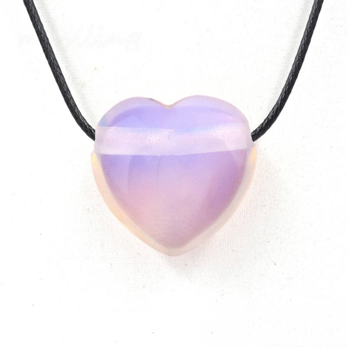 25MM Gemstone Heart  Drilled 3MM Side Hole for Making Jewelry